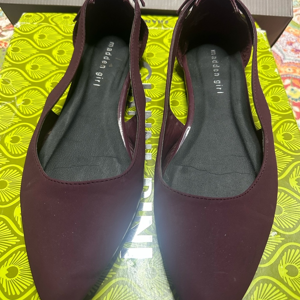 Madden Girl Purple Flats Classic Loafers